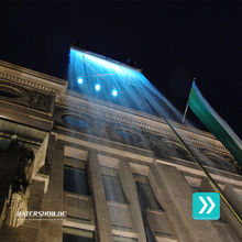 Wasserwand Edelstahl